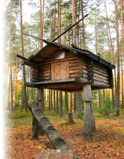 Вышка-лабаз для охоты с арбалетом